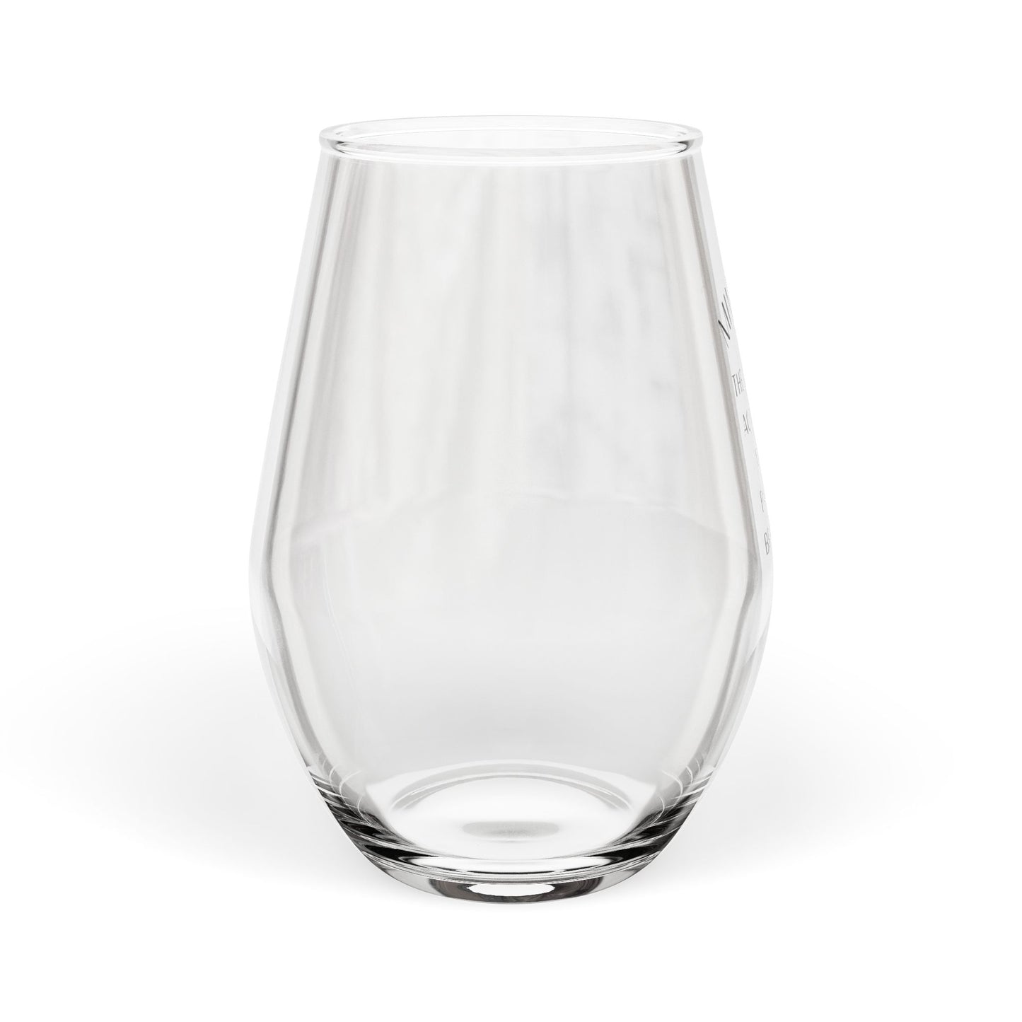 Stemless Wine Glass