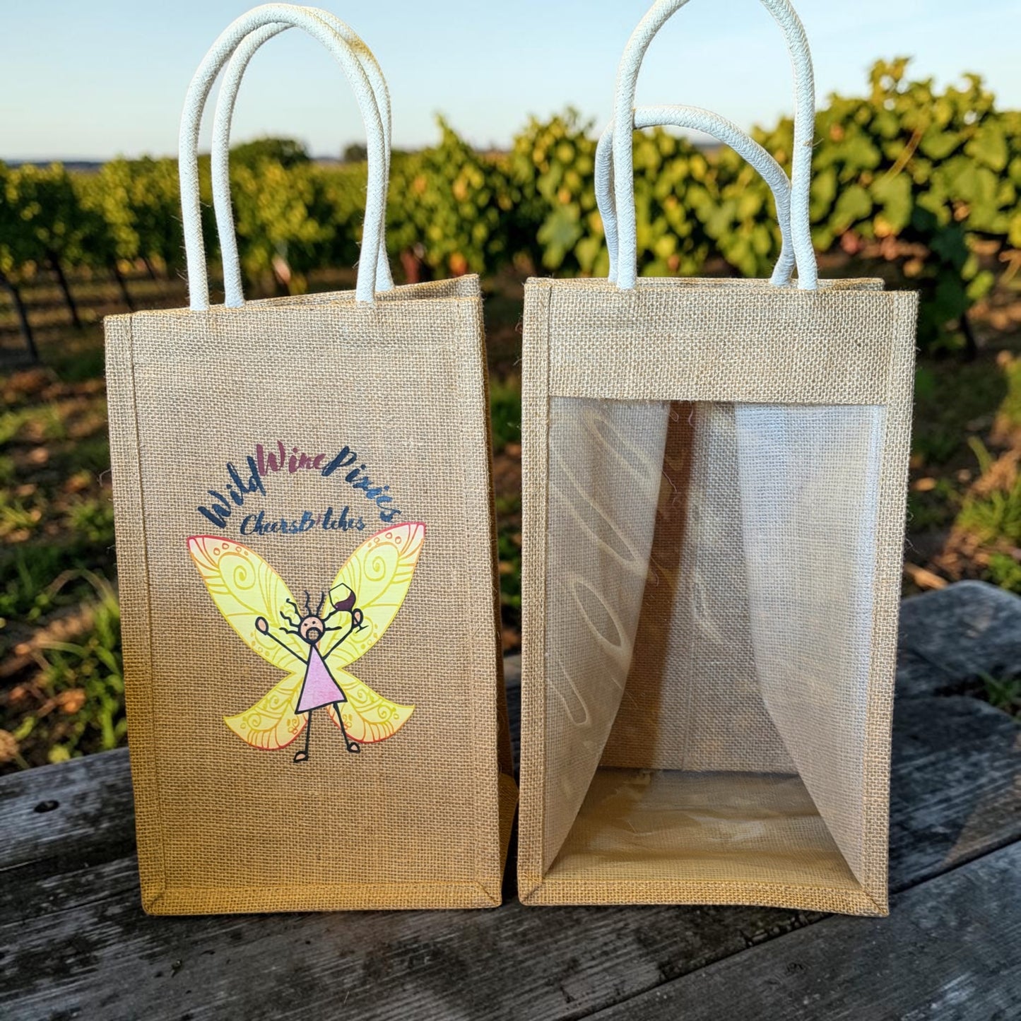 4 Bottle Wine Tote